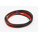 BNTECHGO 12 Gauge Silicone Wire 10 Feet [ 5 ft black and 5 ft red ]- 12 AWG Silicone Wire - Soft and Flexible Silicone Wire- 680 Strands of copper wire