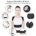 Viixm Posture Corrector, Adjustable Back Brace for Back Shoulder Support, Breathable Material with Shoulder Pad and Support Plate, Improve Spine Posture for Men and Women