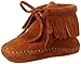 Minnetonka Fringe Bootie (Infant/Toddler),Brown,2 M US Infant