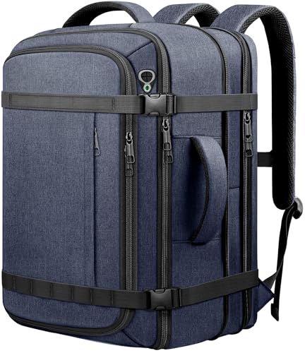 Travelability Expandable Carry On Backpack Blue