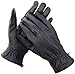 Marino Mens Warm Fashion Leather Gloves, Extreme Cold Weather Waterproof Gloves with Insulation Liner