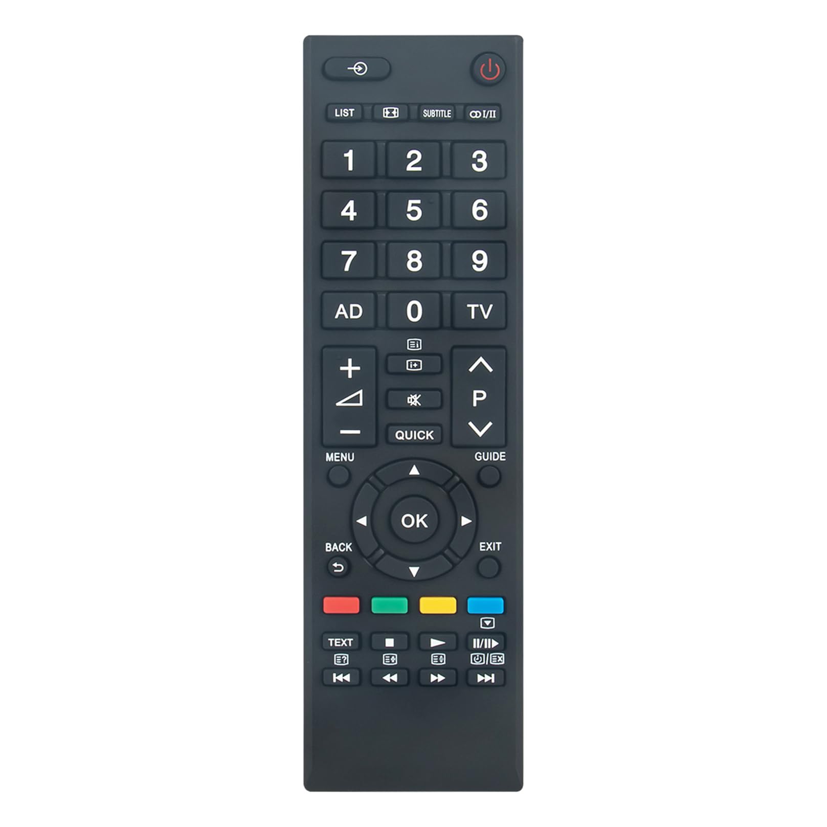 ALLIMITY Remote Control Replacement fit for Toshiba Regza TV 40RL838G 40RL838 32RL838R 32RL838 CT-90386 CT90386