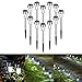 SOWSUN Solar Pathway Lights Outdoor,Solar Powered Landscape Garden Lights for Pathway,Lawn, Patio, Yard,Path,Walkway Decoration-12 Pack(White)