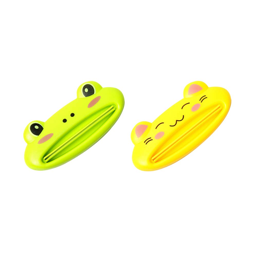 Milisten 8pcs Cartoon Animal Toothpaste Squeezer Reusable Extruder for Cleanser and Tube Easy Squeeze Dispenser for Family Random Color and Style