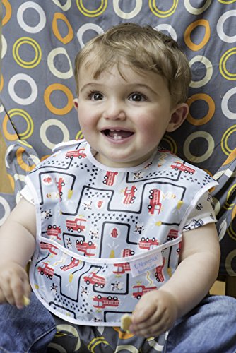 Bumkins Waterproof SuperBib, Fire Engine (6-24 Months) - Thumbnail 2