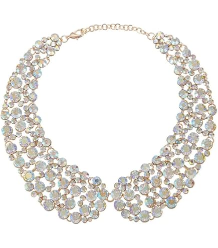 Amazon.com: XISAOK Sparkling Crystal Choker Jewelry Lightweight
