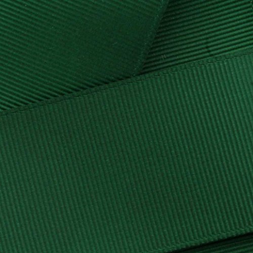 1.5" Forest Green Grosgrain Ribbon Solid 5 yard