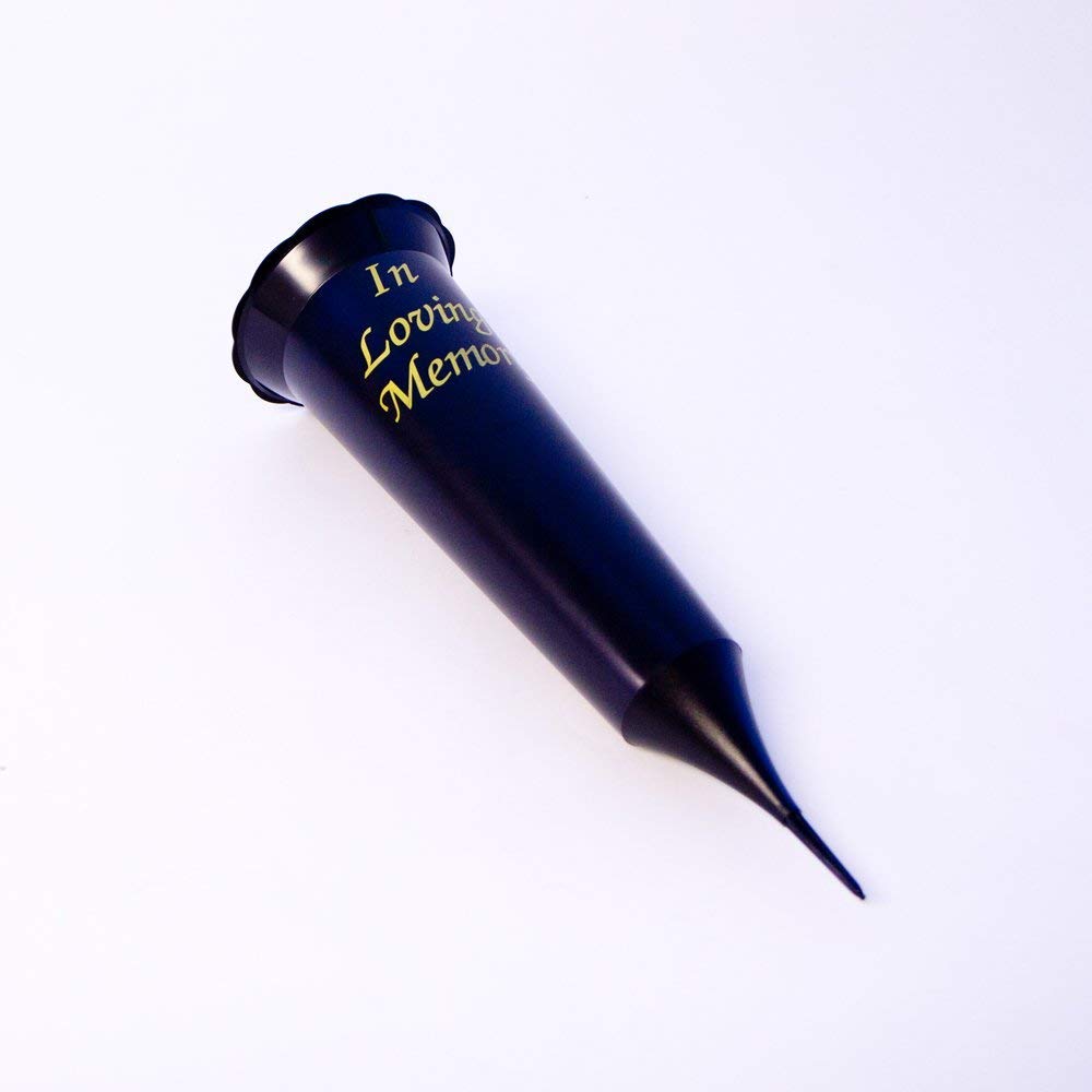 2 x In Loving Memory Vase - Grave/Funeral/Memorial