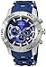 Invicta Men's 'Sea Spider' Quartz Stainless Steel and Polyurethane Watch, Color:Blue (Model: 21817)