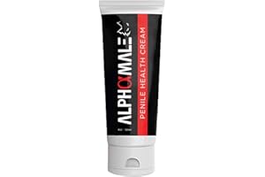 AlphaMale Penile Health Creme - Penile Lotion Moisturizer - Anti-Chafing, Redness, Irritation Moisturizing - Penile Cream To Increase Sensitivity For Men - 4 oz (120 mL)