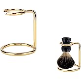 Shaving Brush Holder, Brush Stand Men Shaving Brush Stainless Steel Stand Holder for Salon Home Travel Use
