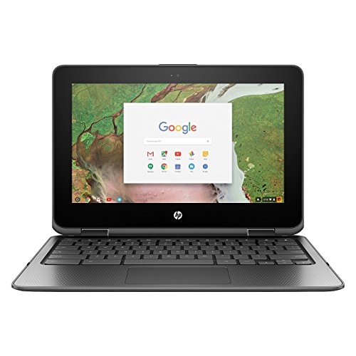 Newest HP 2-in-1 Business Chromebook 11.6in HD IPS Touchscreen, Intel Celeron N3350 Processor, 4GB Ram 16GB SSD, Intel HD Graphics, WiFi, Webcam, Google Chrome OS- Gray (Renewed)
