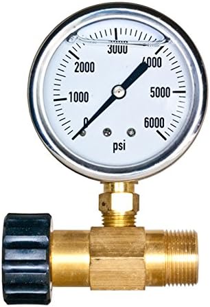 New Brass Adaptor and Pressure Gauge Kit for Pressure Washers