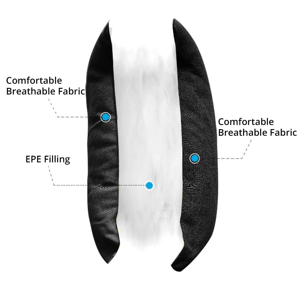Comfortable Backrest Seat Cushion for Segway Ninebot Gokart Karting Accessories（It's just a Cushion, not a go Kart）