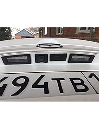 Misayaee Vista posterior Copia de seguridad Cámara de estacionamiento en reversa en orificio inverso original En la barra de la manija del maletero Versión nocturna (NTSC) para Mazda 3 Mazda3 Axela BM Sedan 2013 ~ 2018