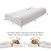 TAMPOR Memory Foam Contour Pillow Hypoallergenic Neck Pillow for Sleeping, Extra Gift Pillow Cover, Cervical Pillow for Side and Back Sleeper, Standard