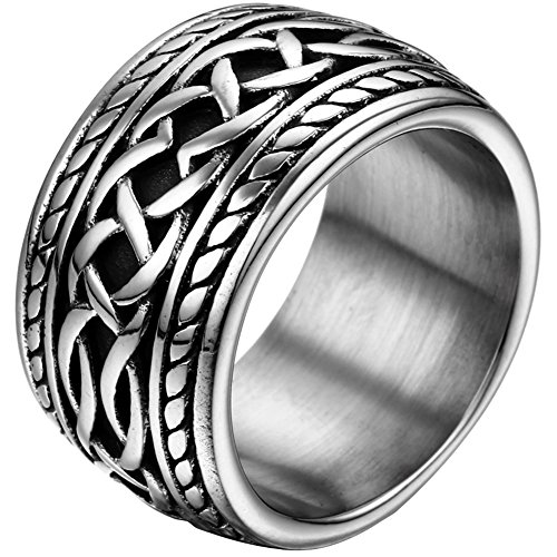 JewelryWe Edelstahl-Ring