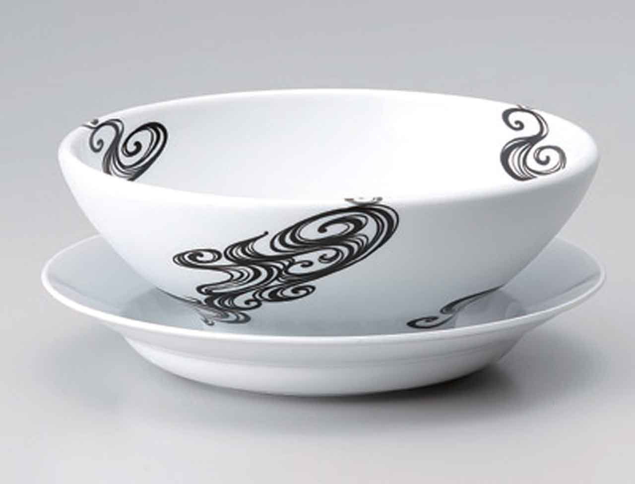激安単価で B00pca7t5m 磁器 白 ラーメン鉢10点セット 20 7cm 流紋 鉢