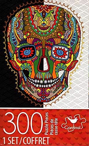 Cardinal Industries Day of The Dead Skull - 300 Piece Jigsaw Puzzle - p007