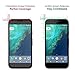 amFilm Glass Screen Protector for Google Pixel XL (1st Gen) Tempered Glass (Black)