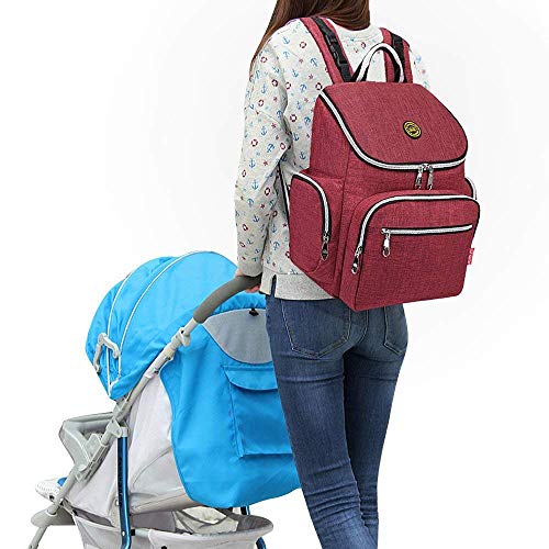 Qimiaobaby Lightweight Diaper Bag, Mommy goes Out to Store Diaper