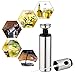 Oil Sprayers Olive Oil Sprayer Oil Mister Vinegar Sprayer Bottle for Cooking and Stainless Steel Pump Spritzer Can Container for Barbecue and Making Salad, Includes Two Cleaning Brush and One Funnel