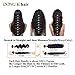 DONG H hair Loose Deep Wave Bundles 100% Unprocessed Peruvian Virgin Human Hair Bundles Loose Wave Bundles Wet and Wavy 3 bundles Human Hair Natural Color Hair Extensions (12