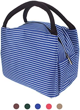 Cooler Insulated Bag, Insulated Lunch Box Tote Bag [Unisex Lunch Cooler Bags] For Camping, Work Men, Women (Blue)