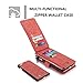 iPhone 6S Plus Magnetic Detachable Case, XRPow Premium Back Cover Slim Leather Folio Wallet Holder Case for Apple iPhone 6 Plus/6s Plus 5.5inch RED