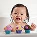 Munchkin 4 Piece Squirts Bath Toy, Cupcake
