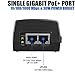 BV-Tech Single Gigabit Port Power Over Ethernet Plus PoE+ Injector - 30W - 802.3at - up to 100 Meters (325 Feet) (4 Pack)