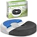 AnboCare Donut Seat Cushion - Premium Cool Gel Memory Foam Pillow for Tailbone Hemorrhoid Coccyx Pregnancy Prostate Sciatica and Bed Sores Treatment - Luxury Comfort for Car Wheelchair or Office Chair primary