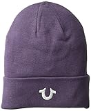 True Religion Men's Cotton Watchcap, Purple