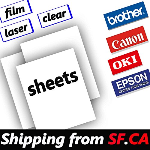 (50 sheets,11"x17")Laser Printer Transparency Film Paper for Silk Screen Printing - Thumbnail 2