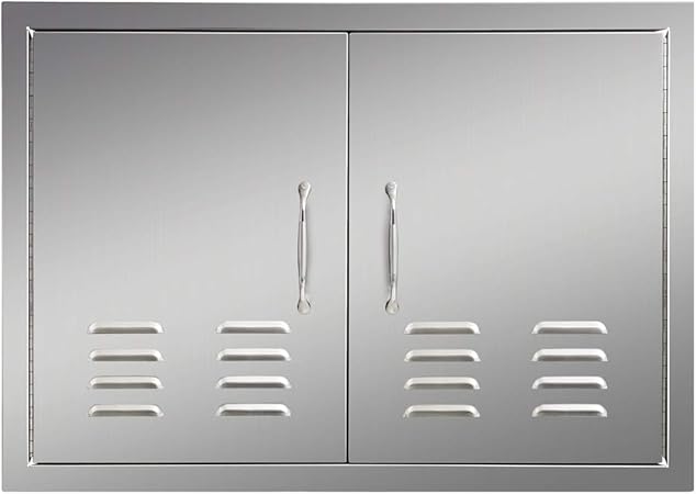 Outdoor Cooking Eating Stainless Steel 14 31 Outdoor Kitchen Bbq Island Single Double Door Access Bbq Tools Accessories