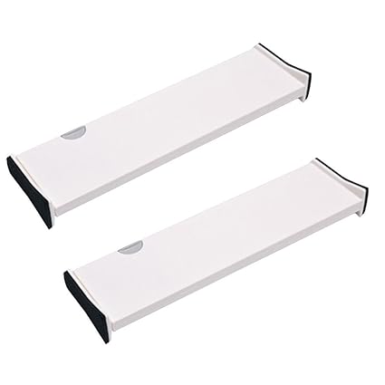 Buy Ec Vision Adjustable Expandable Drawer Dividers White Pack