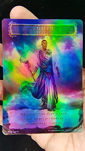 GnD Cards 1x Teferi, Hero of Dominaria Emblem FOIL LAMINATED Custom Altered Dominaria