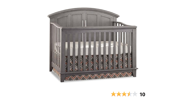 jonesport convertible crib cloud grey