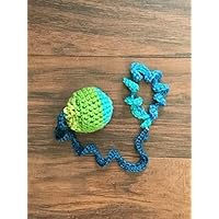 Hanging Cat Toy, Doorknob Hanger, Crochet, Handmade, Organic Catnip, Amigurumi, Kitty Toy, Pet Supplies, Pet Toy, Kitten Toy, Cat Toy, Bell