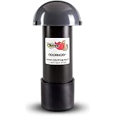 OdorHog Vent Stack Pipe Filter 4 Sizes, Black ABS with Mushroom Cap, Removes Outdoor Septic and Sewer Odors (3.0-inch)