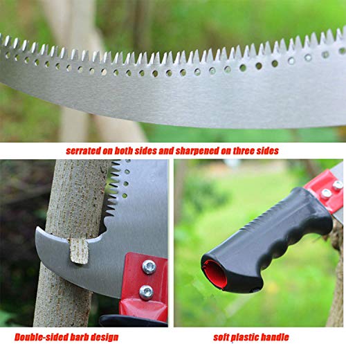TALITARE Peuning Pole Saw, 6.5-Foot Stainless Steel Connecting Rod Tree Trimmerï¼ŒUse for Forestry Lawns Gardens Yards and Other Places Where Branches and Leaves Need to be Trimmed.