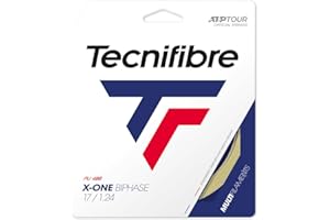Tecnifibre X-One Biphase Tennis String 1.24mm Natural - 12m Set
