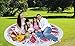 VAMEI Large Round Beach Towels 100% Cotton with Tassels 59 Inch Assorted Patterns D