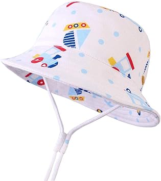 white sun hat for baby boy