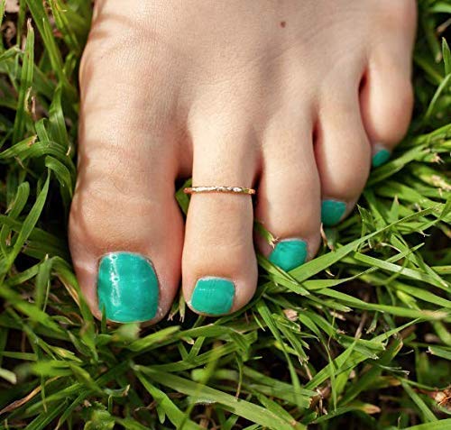 14k Gold Filled Hawaiian Adjustable Open Toe Ring One Size Fits Most