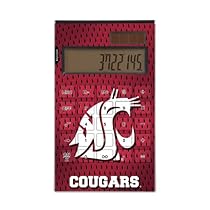 Washington State Cougars Desktop Calculator officially licensed by Washington State University Full Size Large Button Solar by keyscaper&reg;