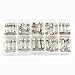 Wadoy 100 Pcs 5x20mm Glass Fuse Assorted Assortment Kit Amp 0.2A 0.5A 1A 2A 3A 5A 8A 10A 15A 20A 250V Quick Blow Fuse