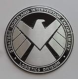 Luck16888 Avengers Marvel Agents of Shield 3D Chrome Metal Car Sticker Badge Emblem Decals