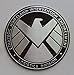 Luck16888 Avengers Marvel Agents of Shield 3D Chrome Metal Car Sticker Badge Emblem Decals