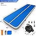 Happybuy Inflatable Gymnastics Tumbling Mat Air Tumbling Track w/Electric Pump Air Floor Mat for Home Use/Cheerleading/Beach/Park and Water (1X3M / 3.2X9.8FT)